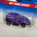 1995 Hot Wheels Hot Hubs Series Vampyra morado LW