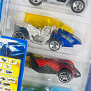 2007 Hot Wheels Wild Things 5 Pack Set de 5 - Cyclops, Fore Wheeler, Motor Psycho, Blastous, Semi-Psycho
