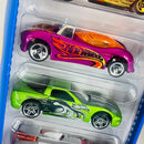 2002 Hot Wheels Octoblast 5 Pack Set de 5 - Ford GT-40, At-A-Tude, Power Pipes, 97 Corvette Chevrolet, Maelstrom