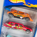 2002 Hot Wheels Happy Birthday 5 Pack Set de 5 - Shadow Mk IIa, Limozeen, Baby Boomer, MX48 Turbo, Ford Mustang Cobra