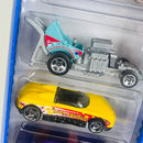 2002 Hot Wheels Happy Birthday 5 Pack Set de 5 - Shadow Mk IIa, Limozeen, Baby Boomer, MX48 Turbo, Ford Mustang Cobra