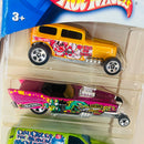2004 Hot Wheels Speed Circus 5 Pack Set de 5 - Midnight Otto 1932 Ford Sedan, 57 Roadster Chevrolet, Power Panel, 34 Ford 3-Window, Hiway Hauler