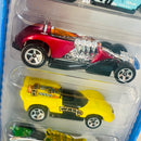2002 Hot Wheels Insectiride 5 Pack Set de 5 - Speed Machine, At-A-Tude, Saltflat Racer, Chaparral 2, Turbo Flame