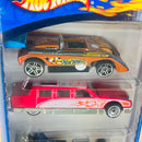 2002 Hot Wheels Happy Birthday 5 Pack Set de 5 - Shadow Mk IIa, Limozeen, Baby Boomer, MX48 Turbo, Ford Mustang Cobra