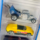 2002 Hot Wheels Happy Birthday 5 Pack Set de 5 - Shadow Mk IIa, Limozeen, Baby Boomer, MX48 Turbo, Ford Mustang Cobra
