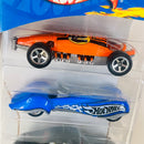 2003 Hot Wheels T-Wrecks 5 Pack Set de 5 - Lakester, Phantastique, Tail Dragger 41 Ford Coupe, Chevrolet Monte Carlo Concept Car, Chevrolet Customized C3500