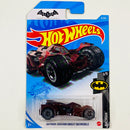 2021 Hot Wheels Batman Arkham Knight Batmobile rojo oscuro metálico BLOR