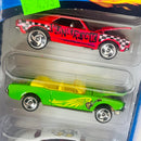 2000 Hot Wheels Motorin Music 5 Pack Set de 5 - 67 Camaro Chevrolet, 65 Mustang Convertible Ford, Purple Passion 49 Mercury, 58 Corvette Coupe, 59 Cadillac