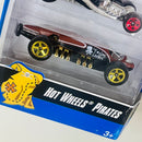 2007 Hot Wheels Pirates 5 Pack Set de 5 - Bone Shaker, Mini Morris Wagon, Bon Voyage, Surf Crate, Lakester