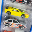 2001 Hot Wheels Victory Lane 5 Pack Set de 5 - Holden SS Commodore VT, Callaway C7, Ferrari F355 Challenge, Ford Escort Rally, Semi-Fast
