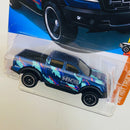 2024 Hot Wheels HW Hot Trucks 19  Ford Ranger Raptor azul oscuro metálico BAJA5