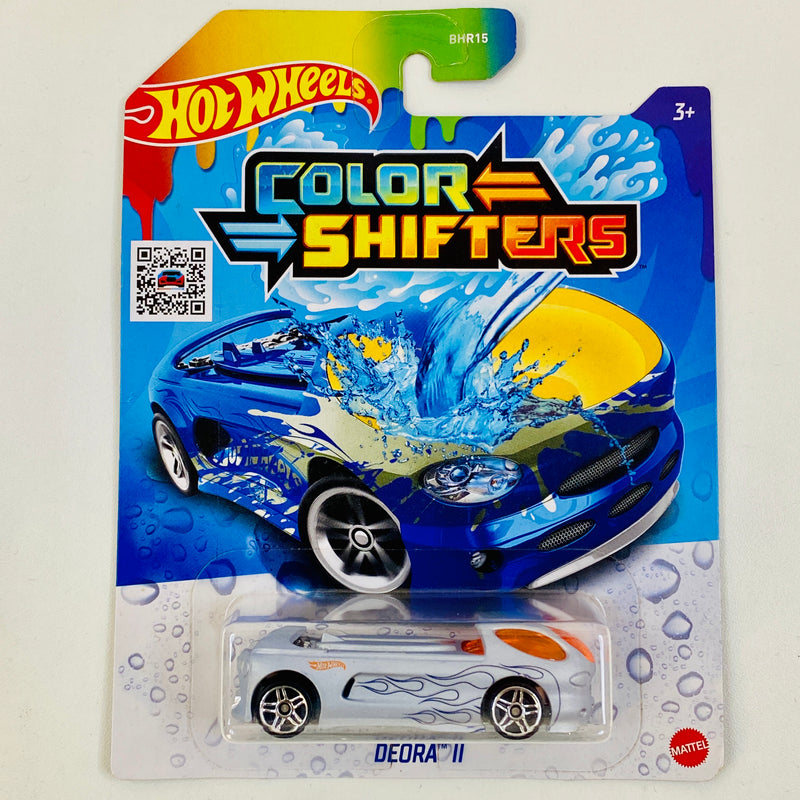 2022 Hot Wheels Color Shifters Deora II celeste y azul metálico PR5 base ZAMAC - Cambia de Color
