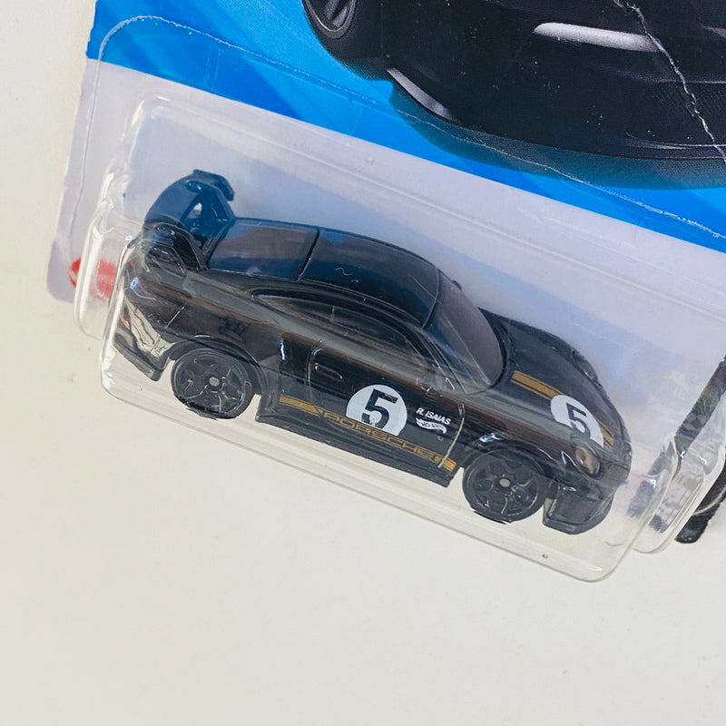 2025 Hot Wheels HW Race Day Porsche 911 GT3 negro Y5 - Detalle Tarjeta