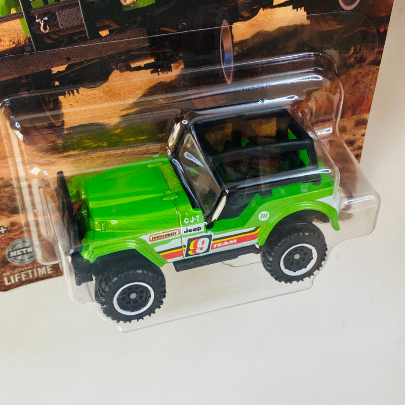 2024 Matchbox Walmart Exclusive Off Road Rally Jeep 4x4 verde