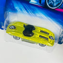 2004 Hot Wheels Pride Rides Corvette Sting Ray 173 verde metálico con flamas 5SP base ZAMAC