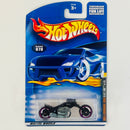 2001 Hot Wheels Skull & Crossbones Blast Lane 070 negro MC3 base ZAMAC - Detalle Burbuja