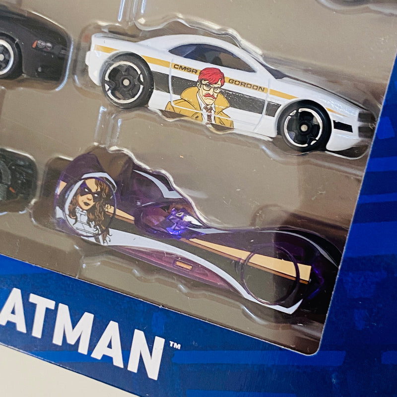 2024 Hot Wheels Multipack Exclusive Batman 10 Pack Set de 10 - Batwing, Arkham Knight Batmobile, 1966 TV Series Batmobile, 11 Dodge Charger R/T, Justice League Batmobile y más