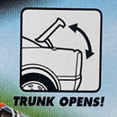 2002 Matchbox 50th Anniversary Rescue Rookies Police Car blanco Primera Edición con Apertura de Maletero