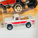 2026 Matchbox MBX Adventure 1974 Ford F-100 Ranger blanco Primerea Edición
