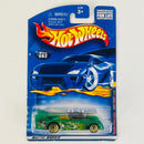 2001 Hot Wheels Extreme Sports Double Vision 082 verde metálico 5DOT - Detalle Burbuja