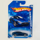 2008 Hot Wheels Target Exclusive Tarjeta Snowflake All Stars Aston Martin V8 Vantage azul metálico PR5