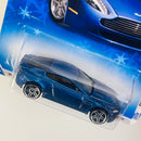 2008 Hot Wheels Target Exclusive Tarjeta Snowflake All Stars Aston Martin V8 Vantage azul metálico PR5