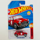 2026 Hot Wheels Then and Now Austin Mini Cooper S rojo AD Primera Edición