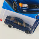 2025 Hot Wheels Wild Widebody 89 Mercedes Benz 560 SEC AMG azul metálico RSW
