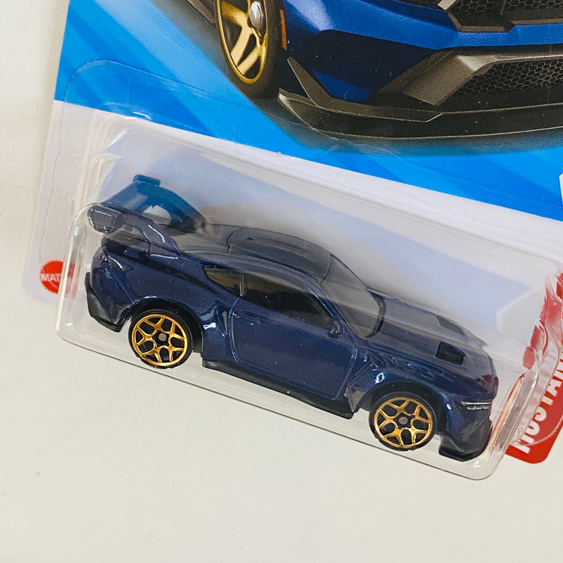 2025 Hot Wheels Mustang 60th Anniversary Ford Mustang GTD azul metálico Y5 Primera Edición