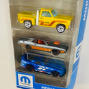 2024 Hot Wheels Multipack Exclusive Mopar 5 Pack Set de 5 - 1969 Dodge Charger Daytona, 2008 Dodge Challenger SRT8, 1978 Dodge Li'l Red Express Truck, 1970 Dodge Hemi Challenger y Dodge Viper GTS-R
