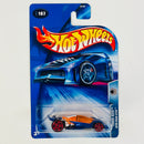 2004 Hot Wheels Track Aces Open Road-ster 187 azul metálico PR5 base ZAMAC