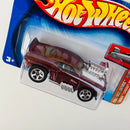 2004 Hot Wheels Hot 100 First Editions Tooned Chevrolet Camaro Z28 1969 granate 5SP Primera Edición