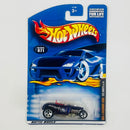 2001 Hot Wheels Skull & Crossbones 1932 Ford Deuce Roadster 071 morado metálico 5SP base ZAMAC
