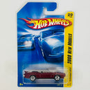 2008 Hot Wheels New Models 70 Pontiac GTO rojo metálico 5SP Primera Edición