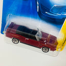 2008 Hot Wheels New Models 70 Pontiac GTO rojo metálico 5SP Primera Edición