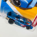 2012 Hot Wheels Thrill Racers Race Course Prototype H-24 azul PR5