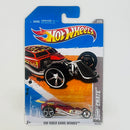 2011 Hot Wheels HW Video Game Heroes Surf Crate rojo metálico OH5 con SK5 base ZAMAC
