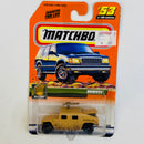 2000 Matchbox Military Hummer Humvee beige con Apertura de Compuerta y Torreta Giratoria