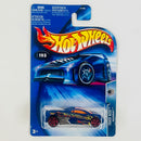 2004 Hot Wheels Track Aces Backdraft 193 azul PR5 base ZAMAC