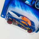 2004 Hot Wheels Track Aces Backdraft 193 azul PR5 base ZAMAC