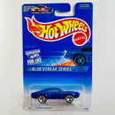 1997 Hot Wheels Blue Streak Series Olds 442 Oldsmobile azul 3SP