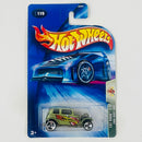 2004 Hot Wheels Tat Rods Ford Vicky 1932 119 verde 3SP base ZAMAC