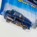 2005 Hot Wheels Racing Ford Escort 089 azul metálico PR5