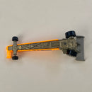 1994 Hot Wheels Driven to the Max Dragster 245 naranja brillante BW base ZAMAC Primera Edición - Loose/Suelto - Detalle Auto