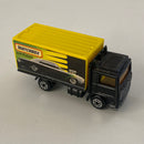 1997 Matchbox Volvo Container Truck 23 negro - Detalle Puerta Trasera