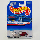1998 Hot Wheels First Editions Whatta Drag rojo 3SP base ZAMAC Primera Edición
