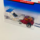 1998 Hot Wheels First Editions Whatta Drag rojo 3SP base ZAMAC Primera Edición