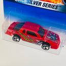 1997 Hot Wheels Quicksilver Series Chevy Stocker rojo 3SP base ZAMAC