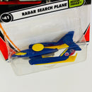 2001 Matchbox Rescue Squad Radar Search Plane azul Primera Edición con Alas Extensibles