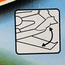 2001 Matchbox Rescue Squad Radar Search Plane azul Primera Edición con Alas Extensibles